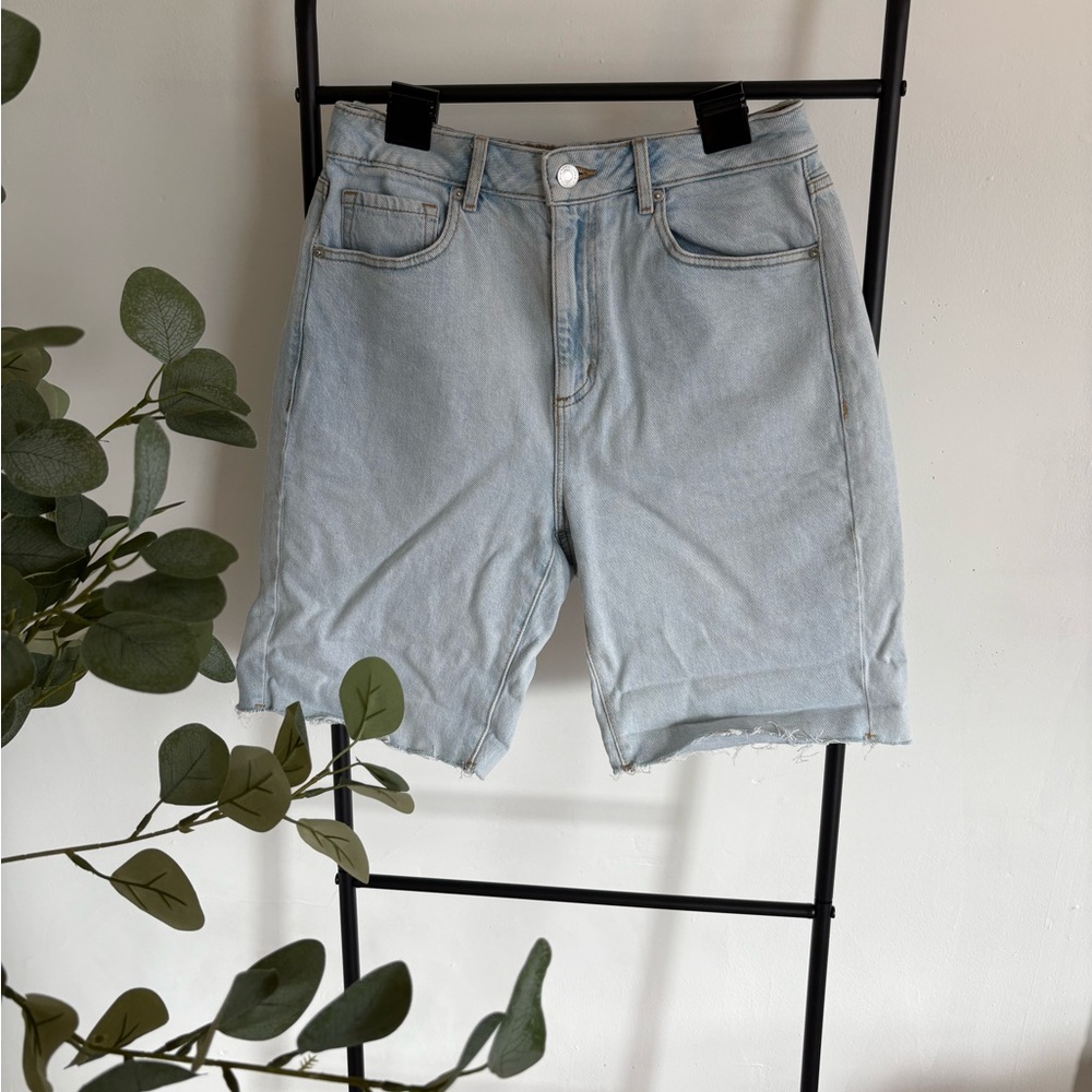 Dynamite Light Blue Denim Shorts